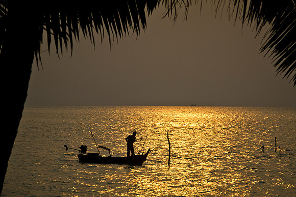 Sunset Fishing, Thailand