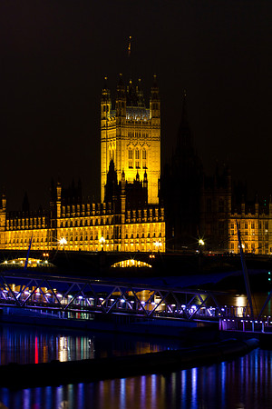 Houses of Parliament at night